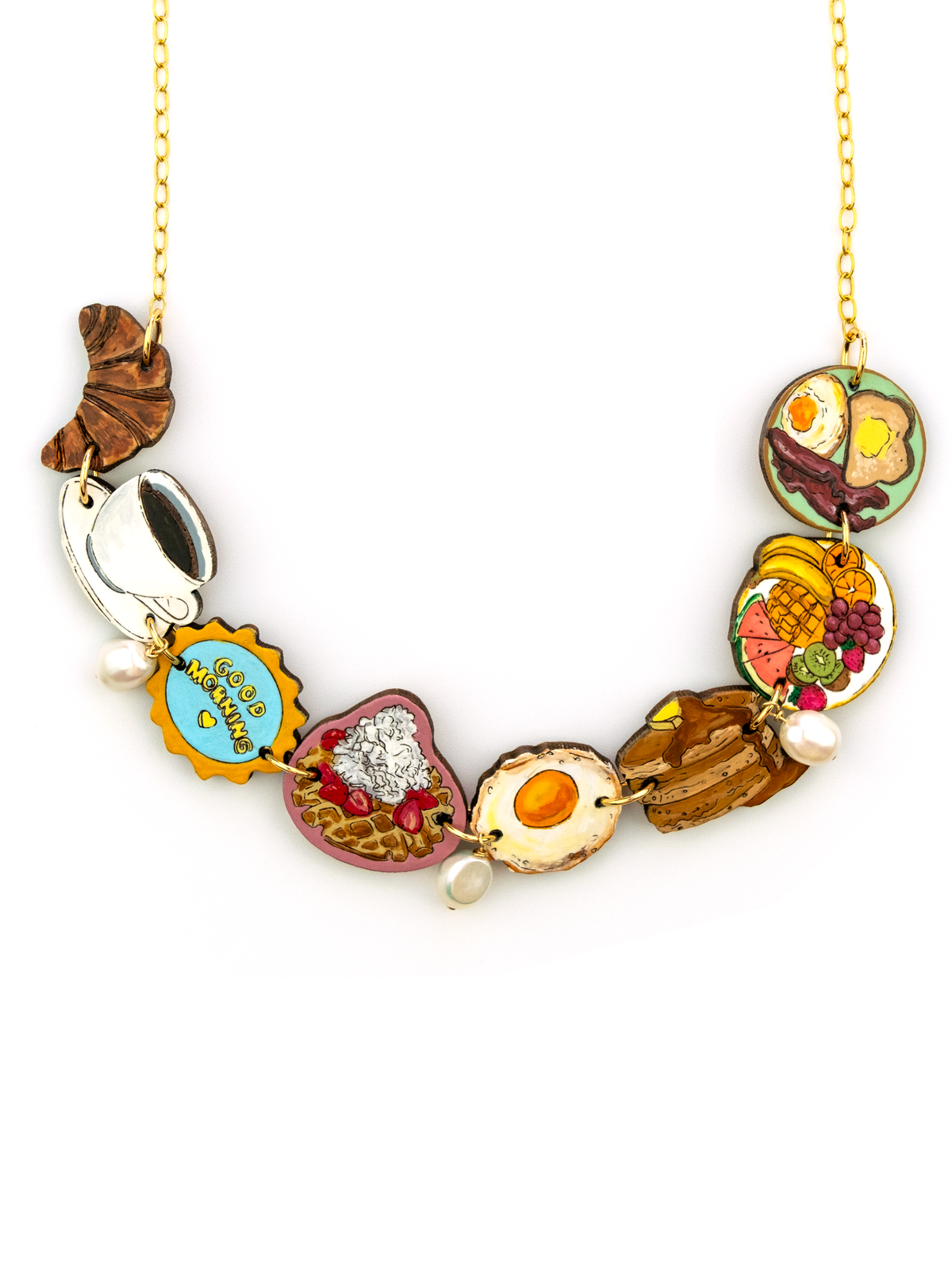 Breakfast Charmies Classic Necklace (Choose your own charms)