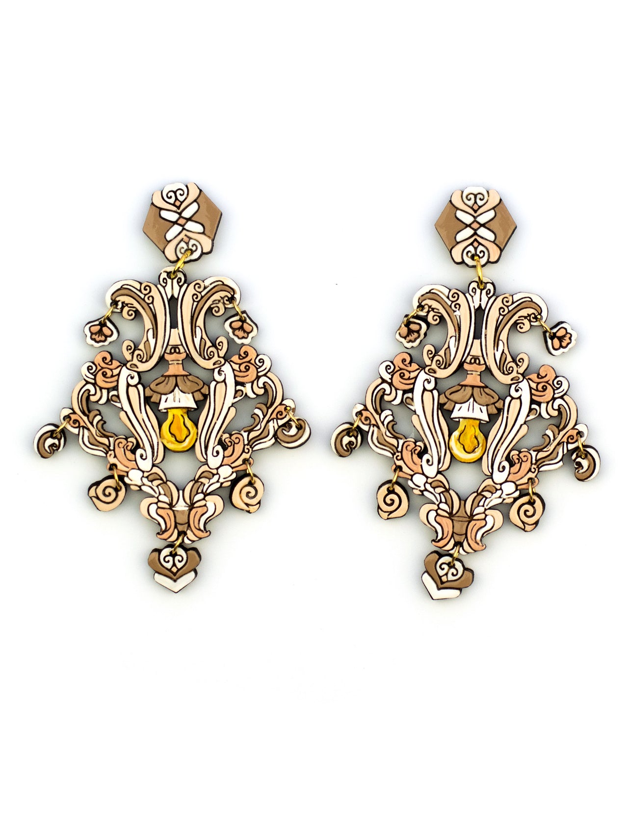 "Beige but not boring" Chandelier