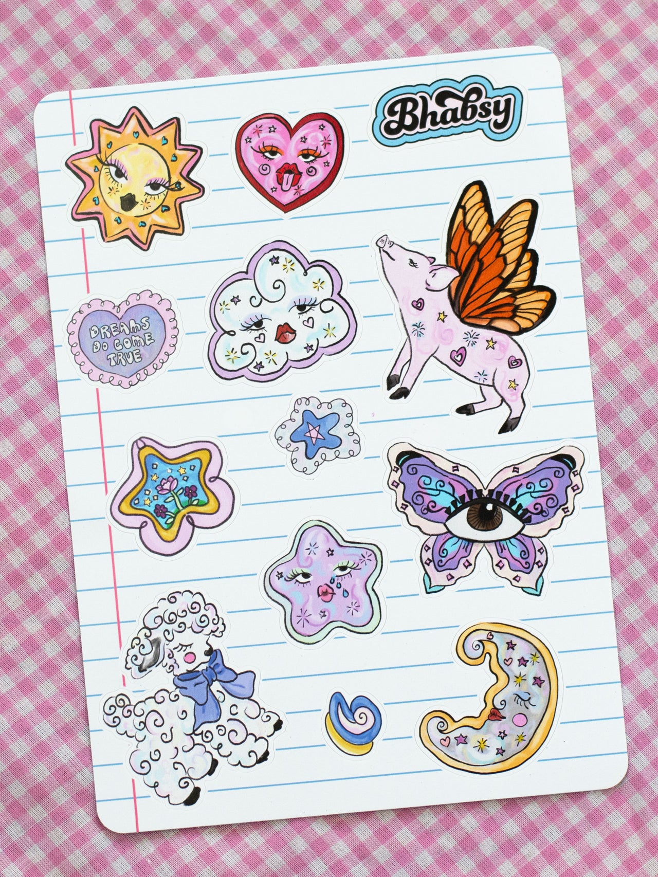 "Welcome to Dreamland" Sticker Page