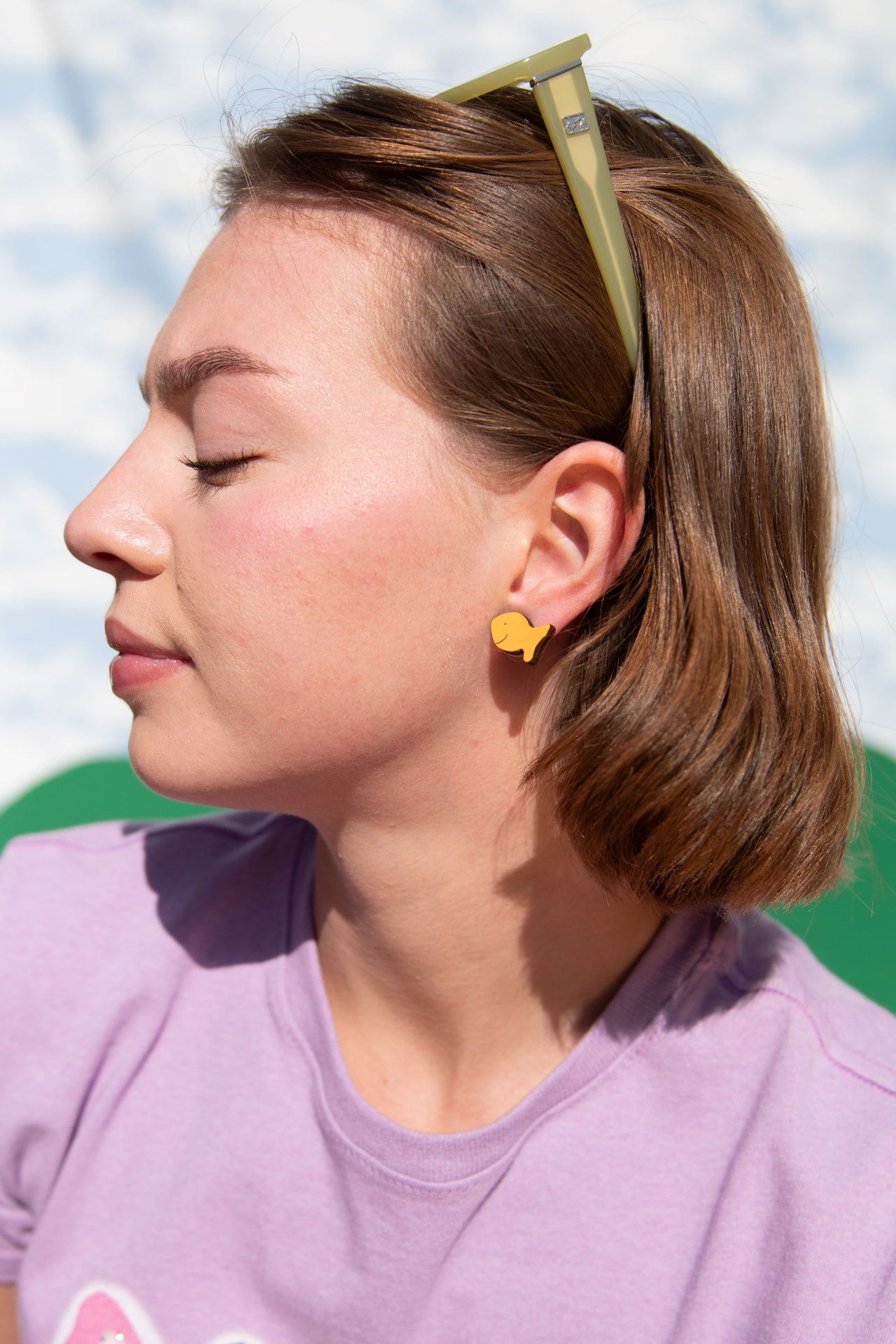 Goldfish Cracker Stud