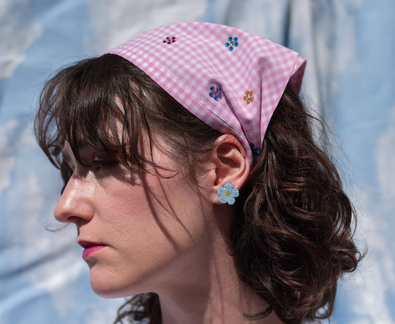 Forget Me Not Flower Studs