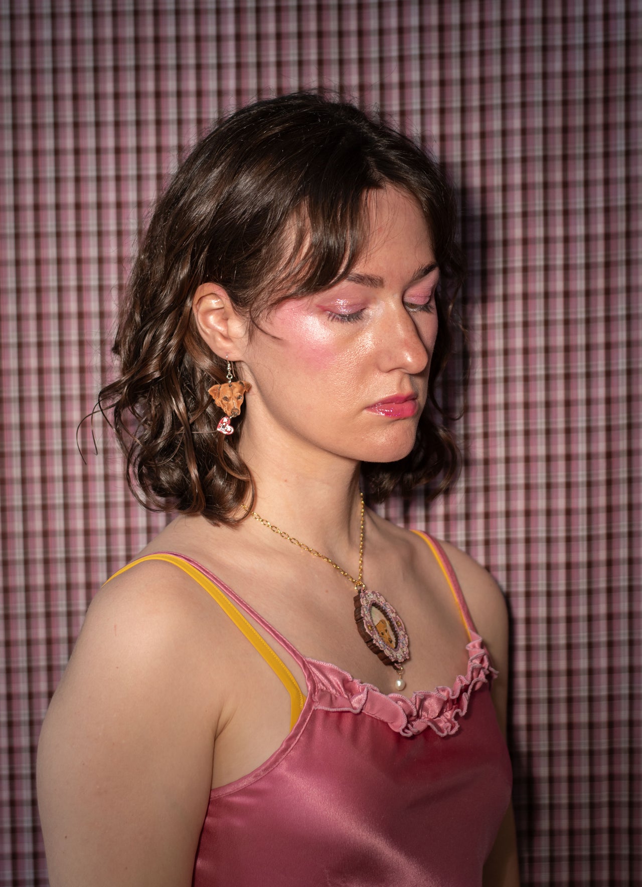 Furry Face - Pet Portrait Earrings