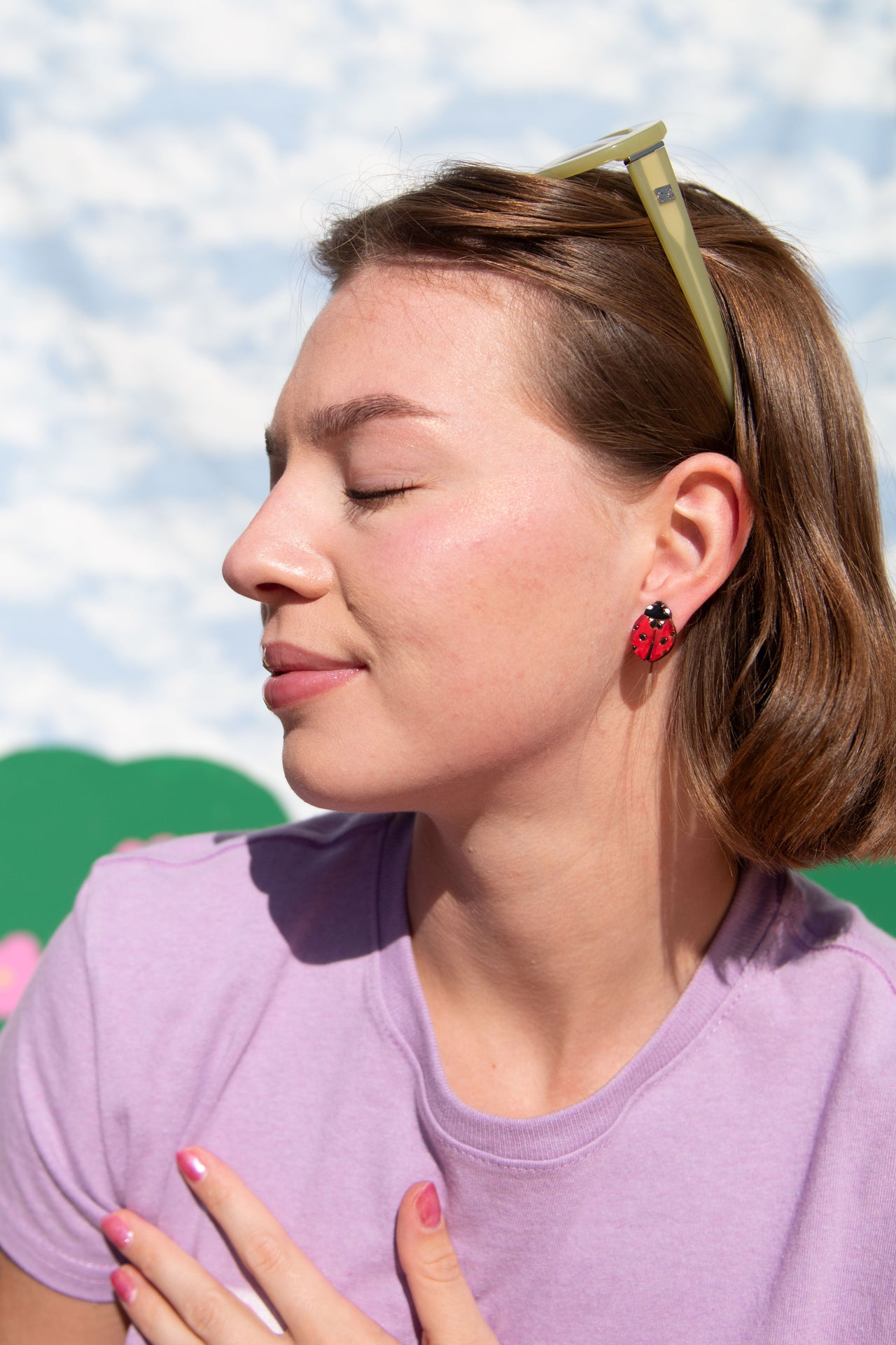 Ladybug Studs