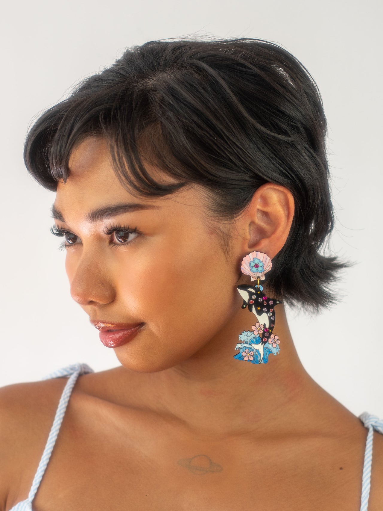 Orca Splash Earrings