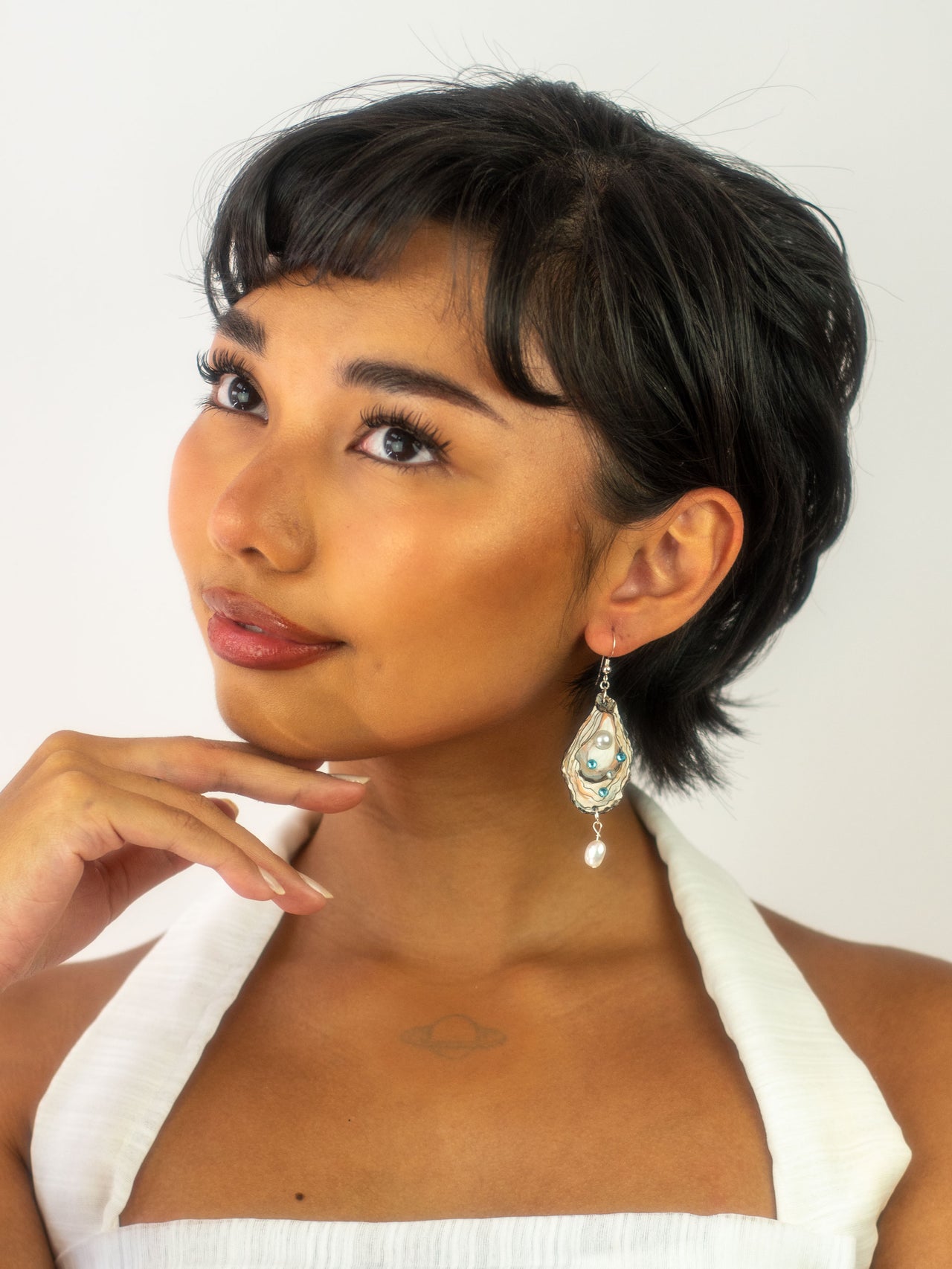 Pacific Oyster Earrings