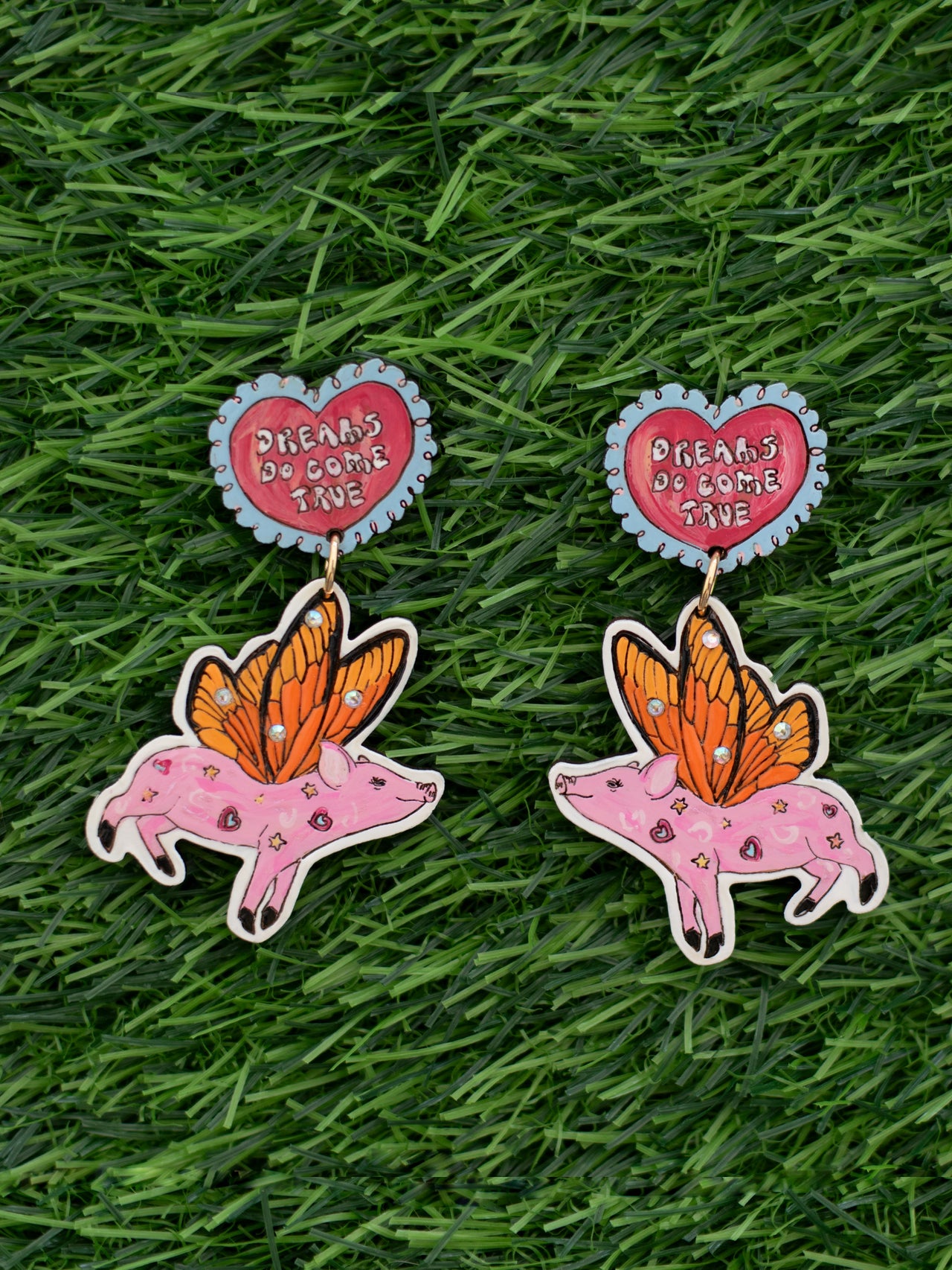 "When Pigs Fly" Earrings