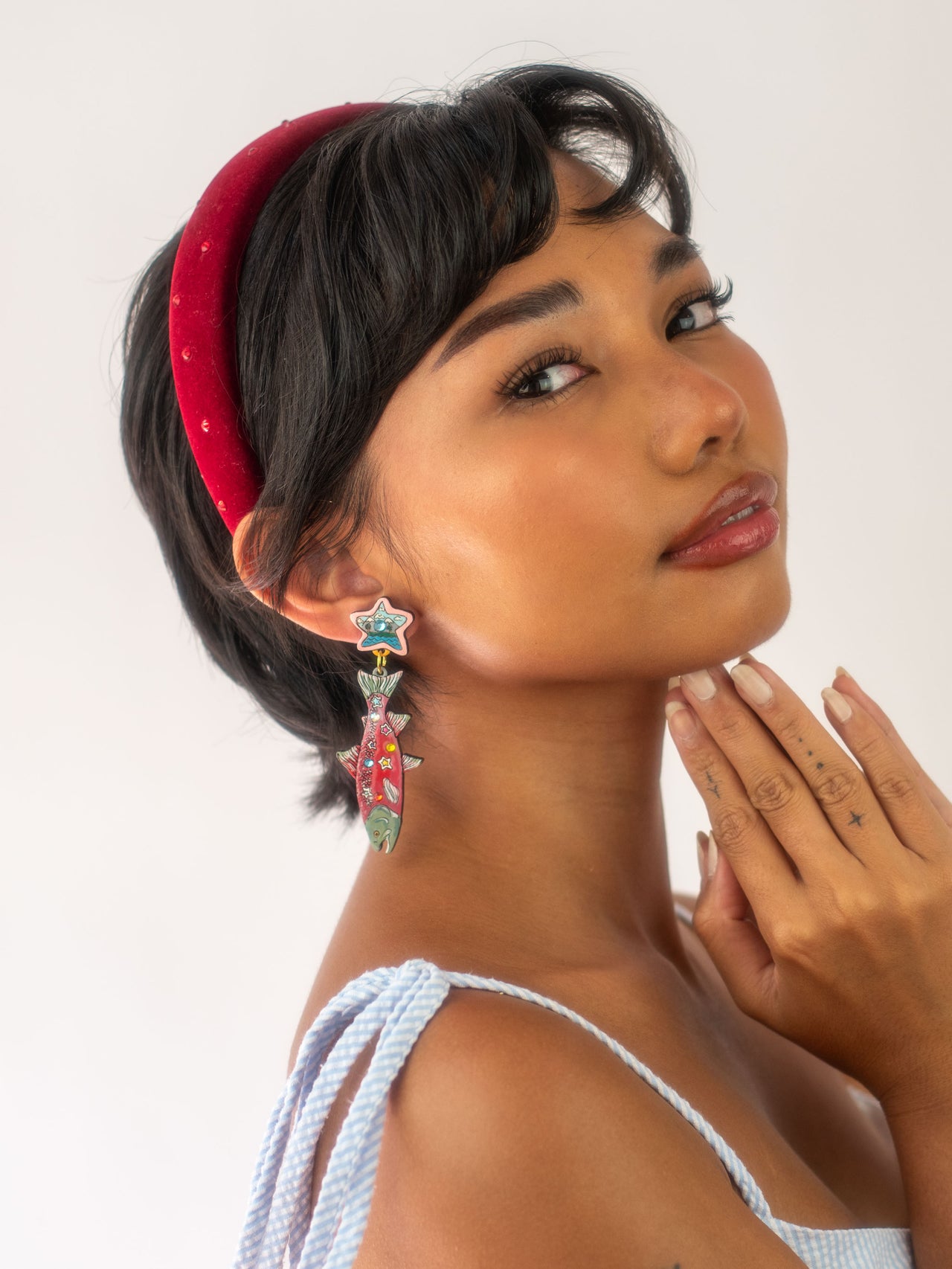 Spawning Salmon Earrings