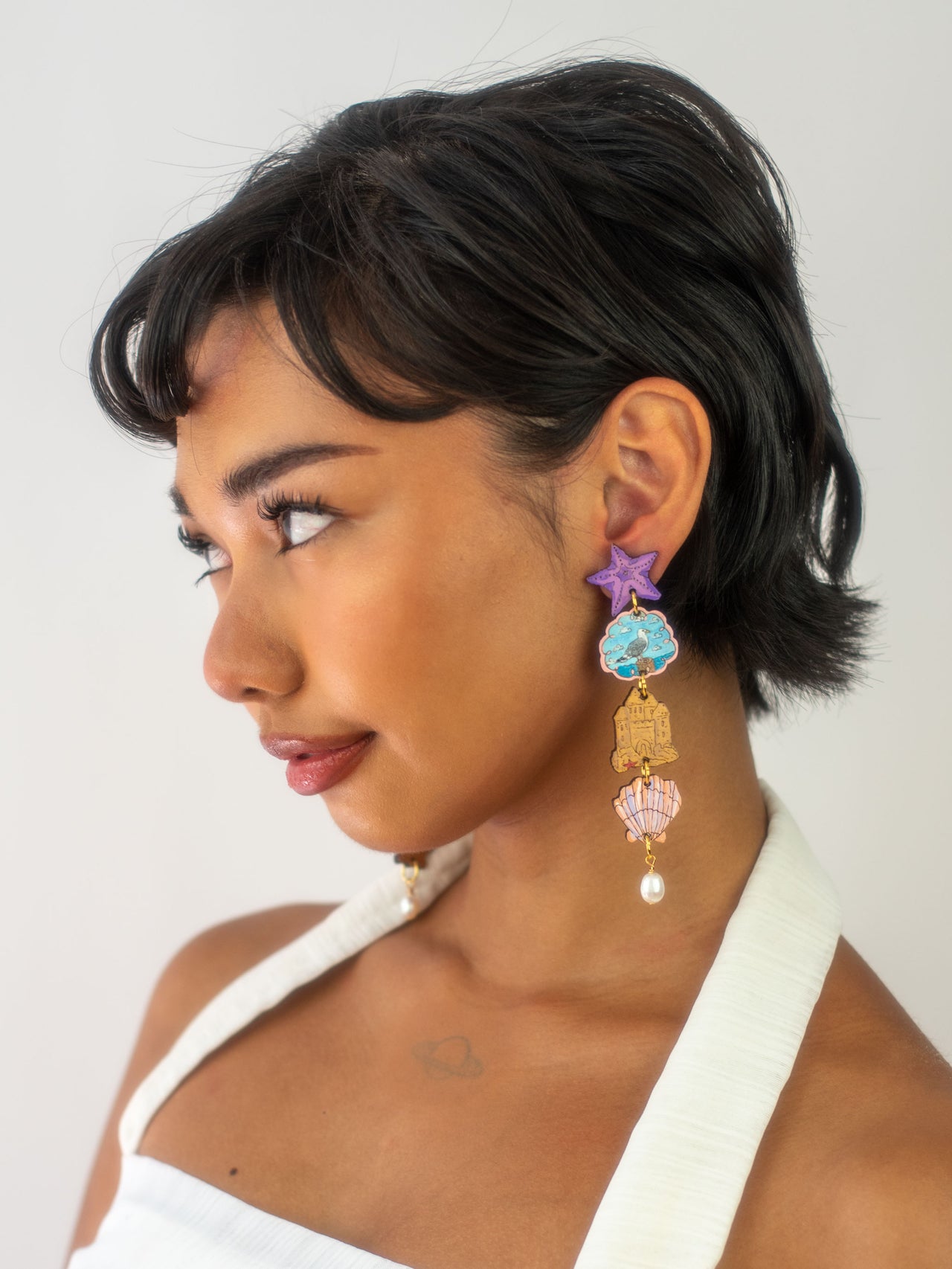 Seaside Memories Charm Earrings