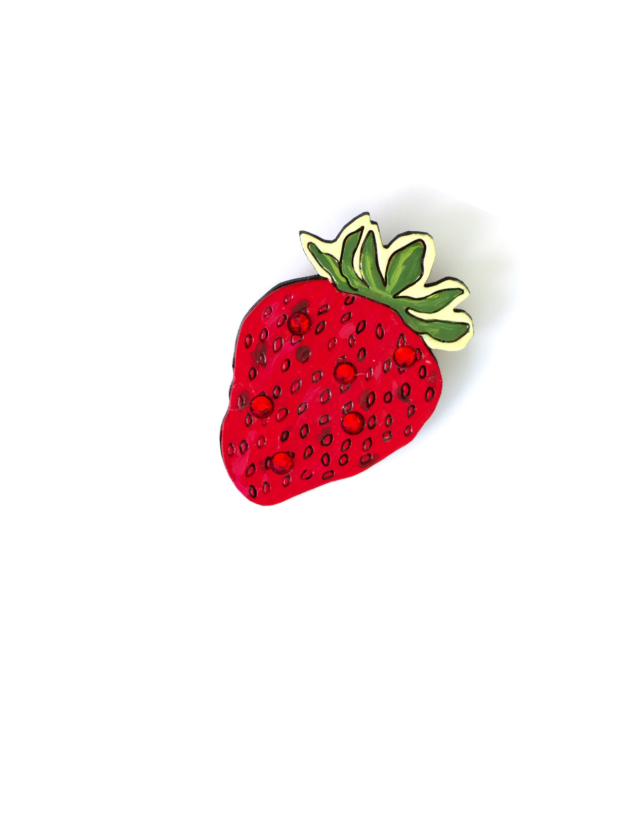 Strawberry Pop Hair Clip