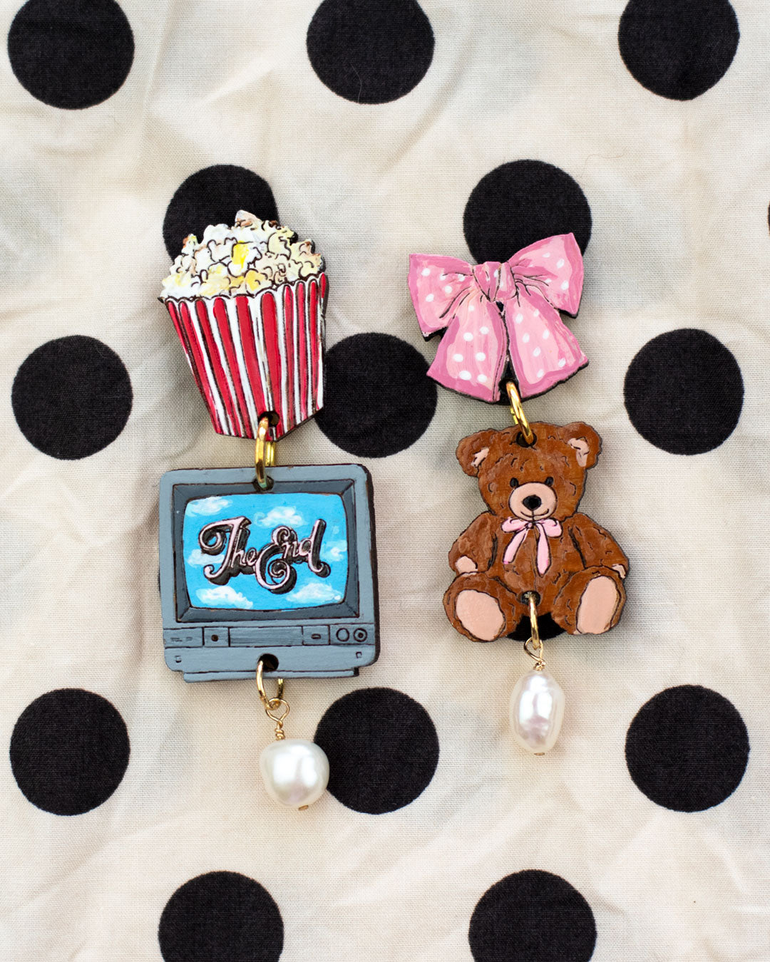 Movie Night Charm Earrings (Mini)