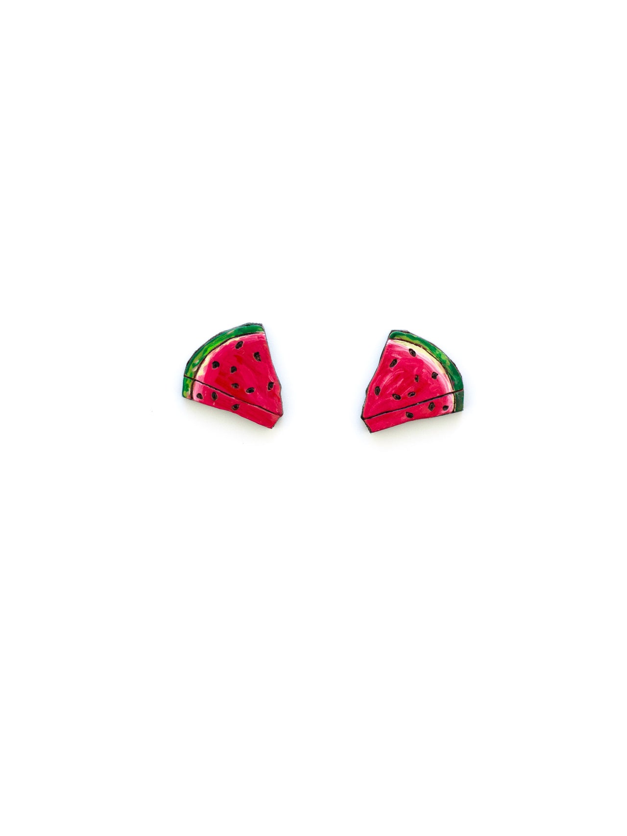 Watermelon Slice Studs