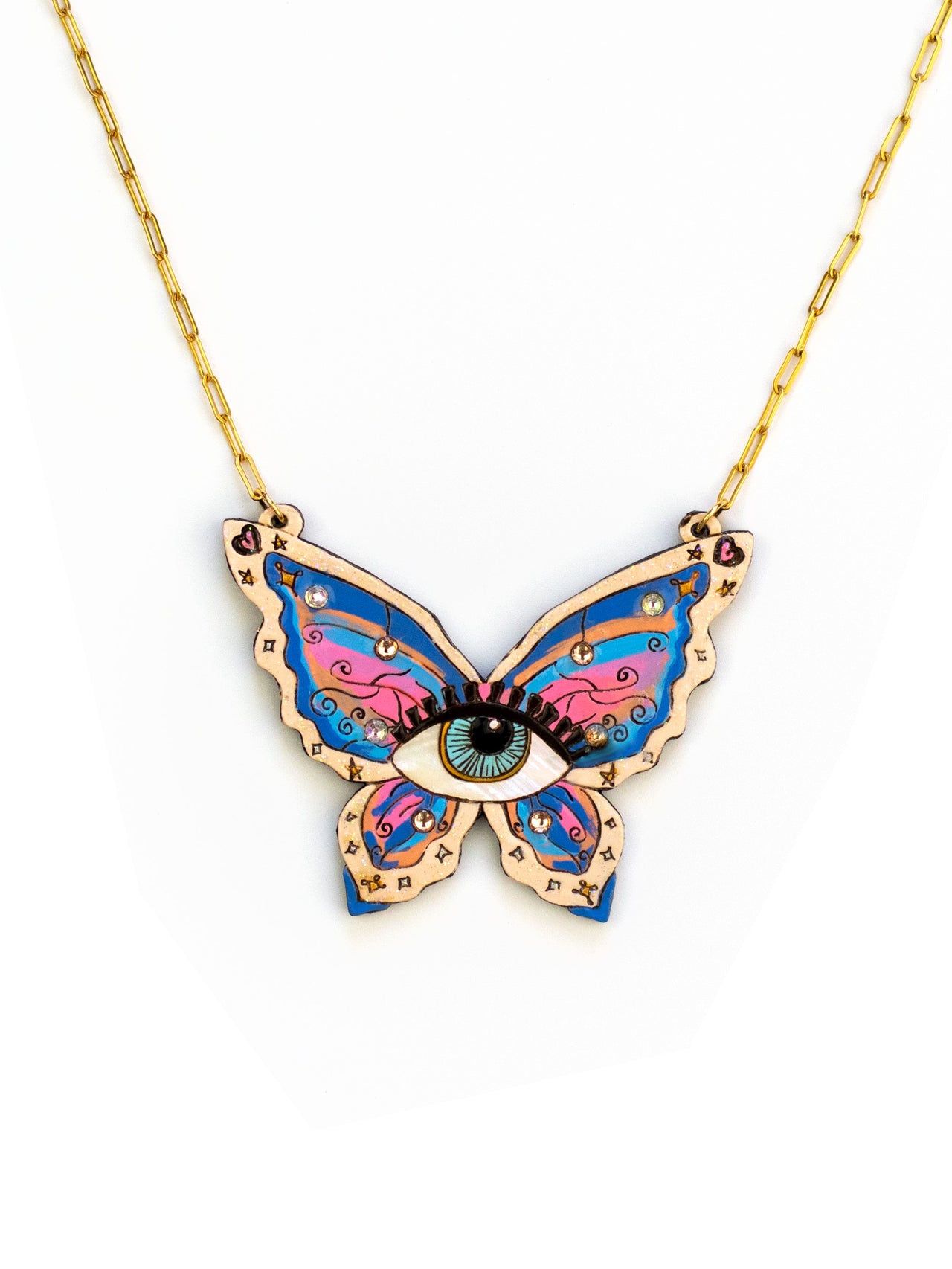 All Seeing Butterfly Necklace
