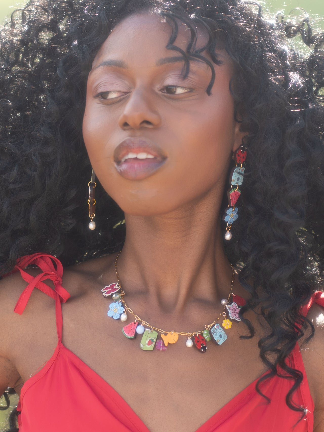 Y2K PICNIC CHARM NECKLACE (ULTRA CUTE EDITION)