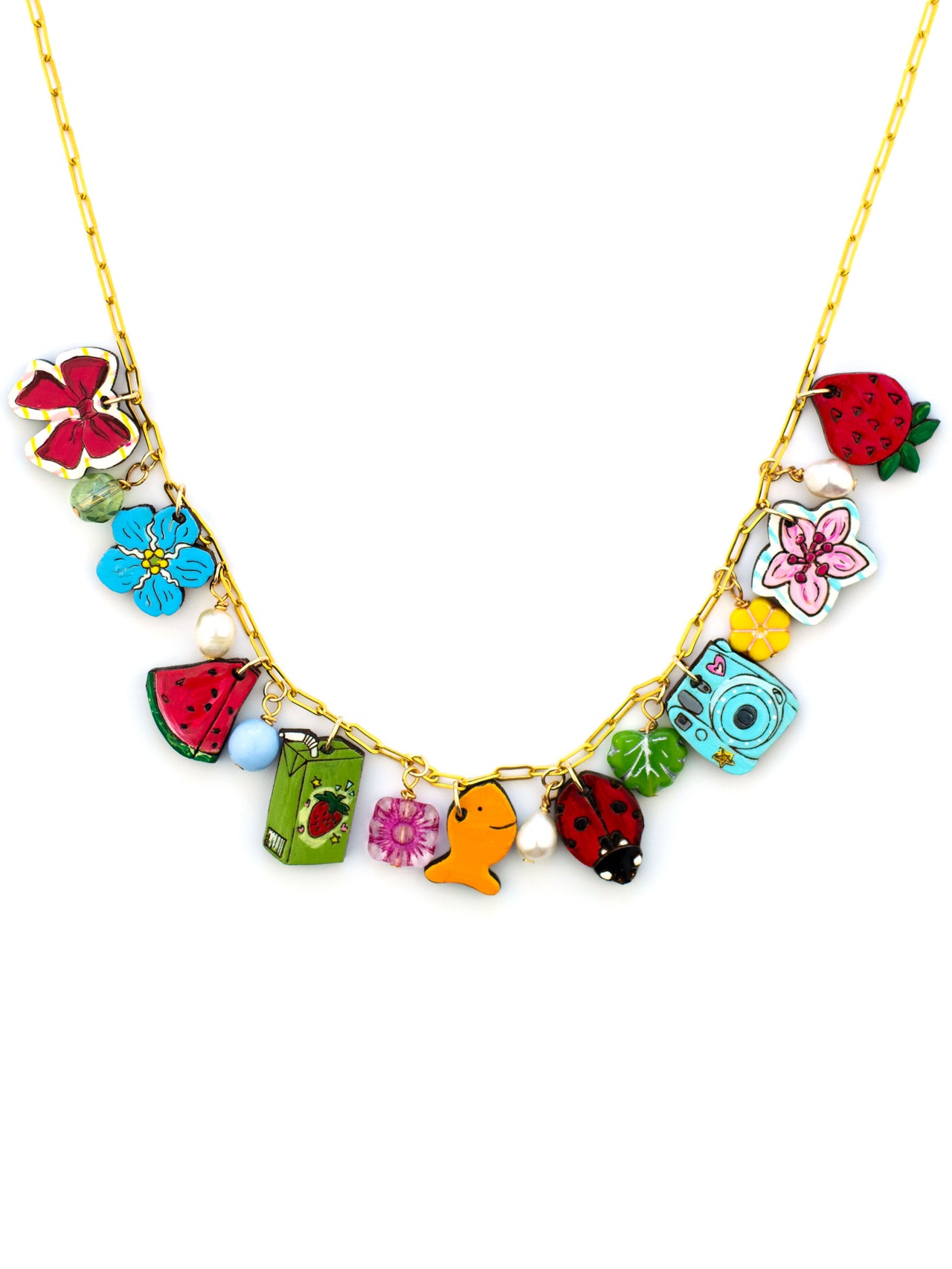 Y2K PICNIC CHARM NECKLACE (ULTRA CUTE EDITION)