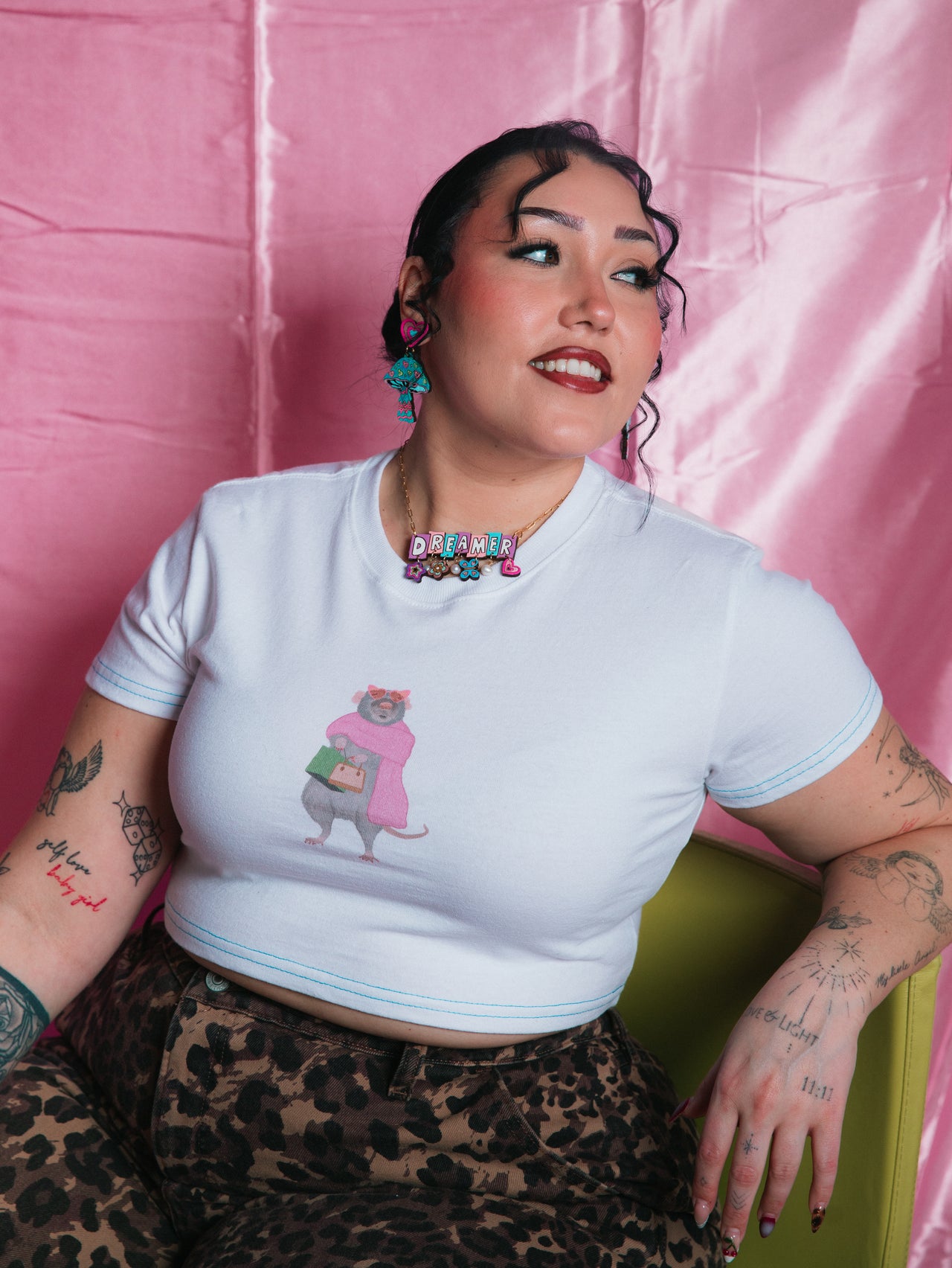 Uptown Rat Cropped Tee