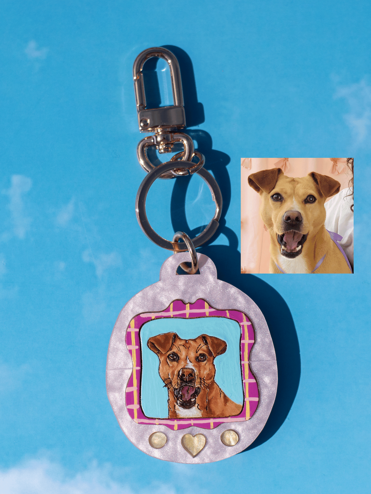 LADY & LORD X BHABSY Y2K PET PORTRAIT KEYCHAINS