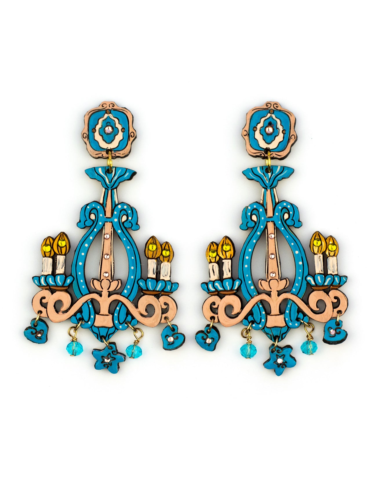 Blue Topaz Chandelier