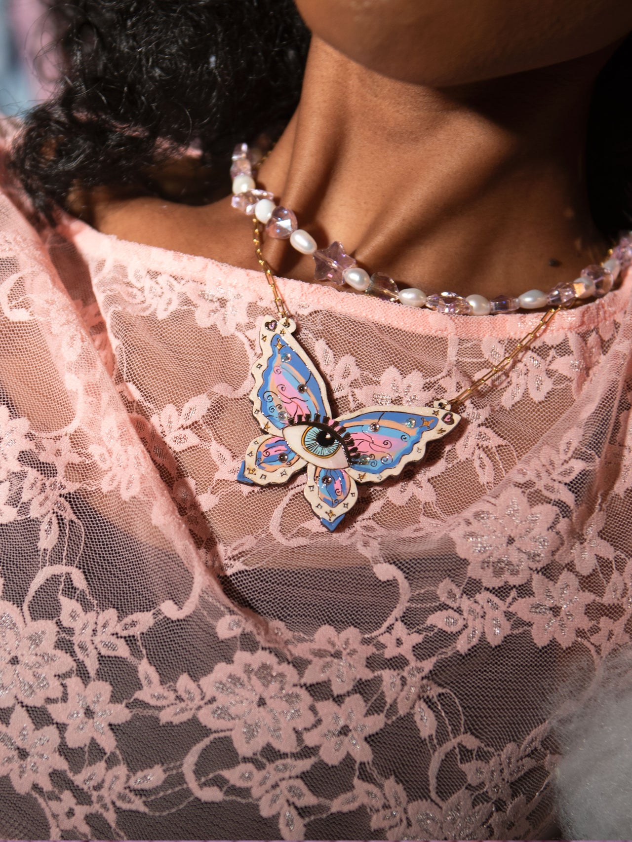 All Seeing Butterfly Necklace