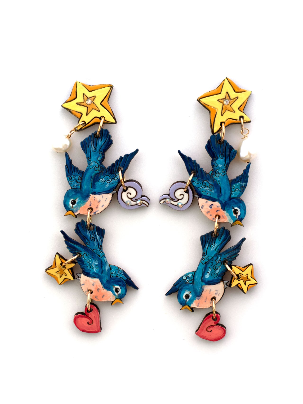 Dizzy Blue Birds