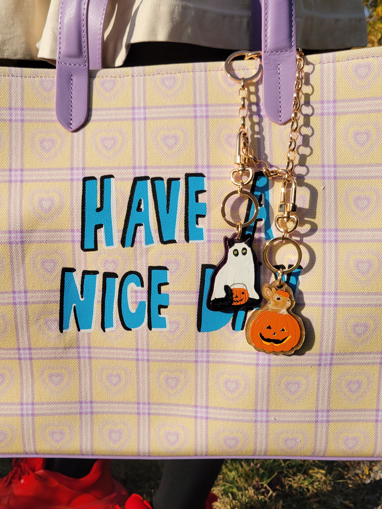 Black Cat Ghost Bag Charm