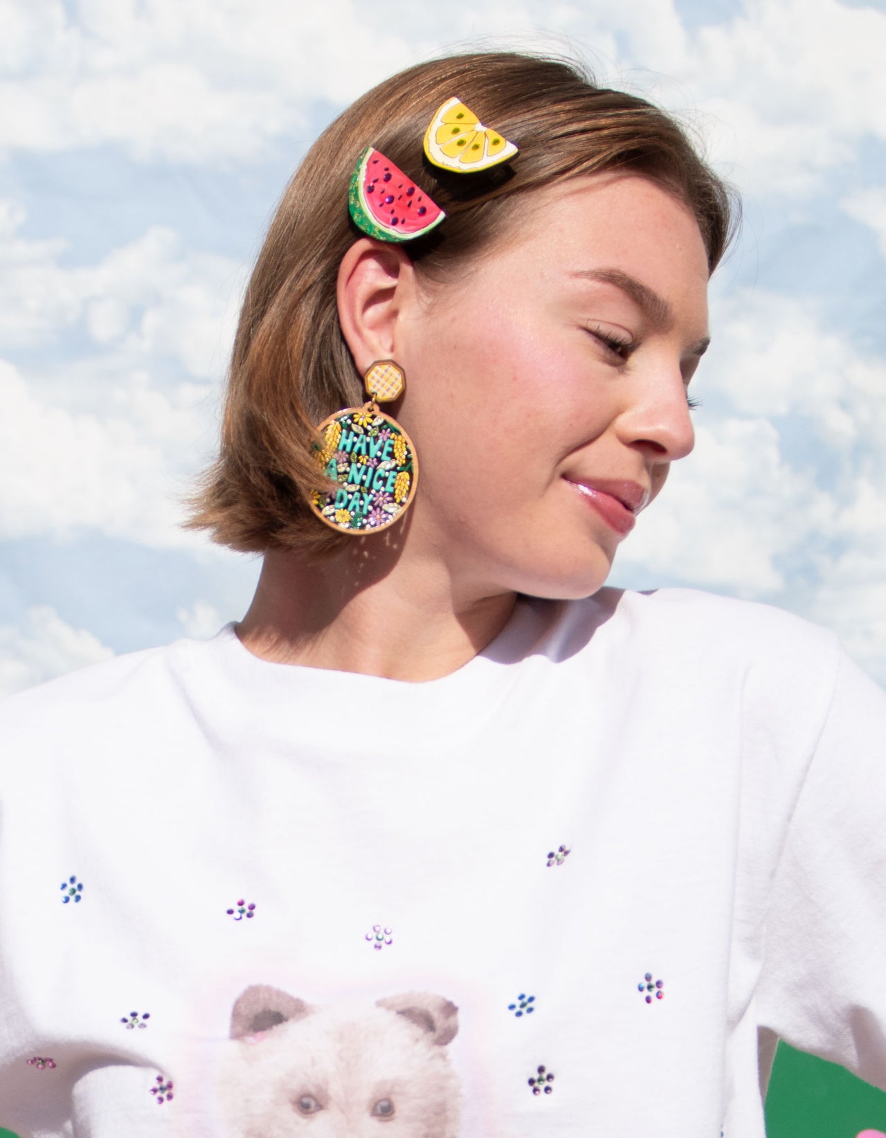 Lemon Pop Hair Clip
