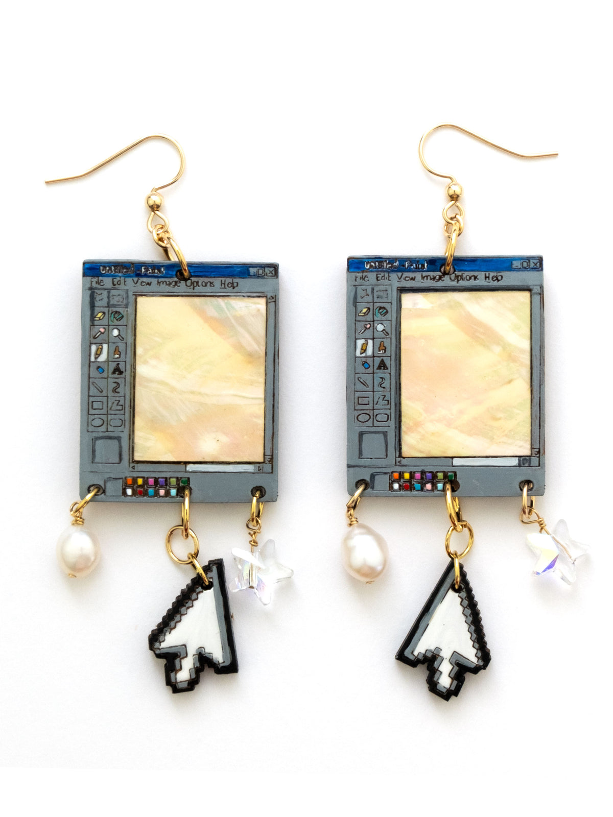 MS PAINT NOSTALGIA EARRINGS