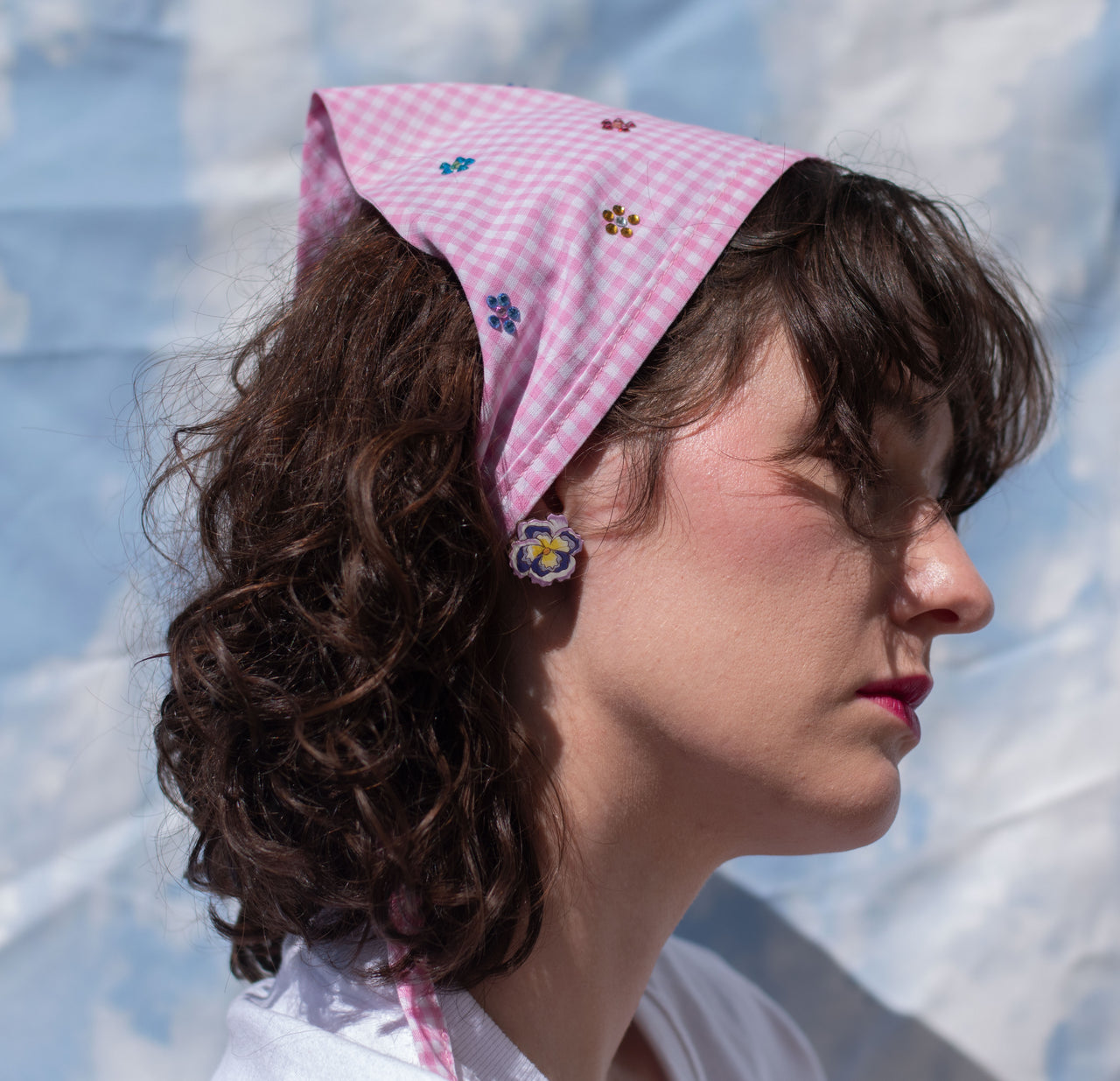 Pansy Studs