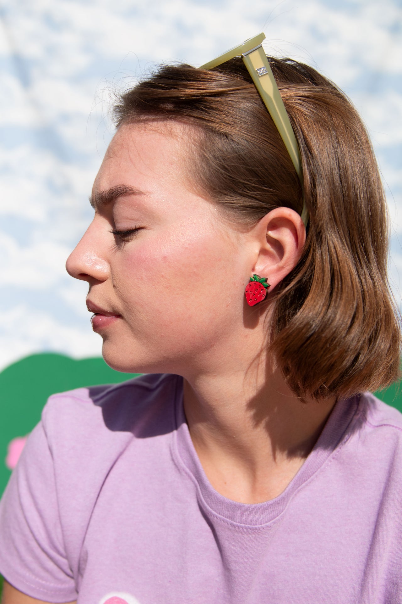 Strawberry Studs