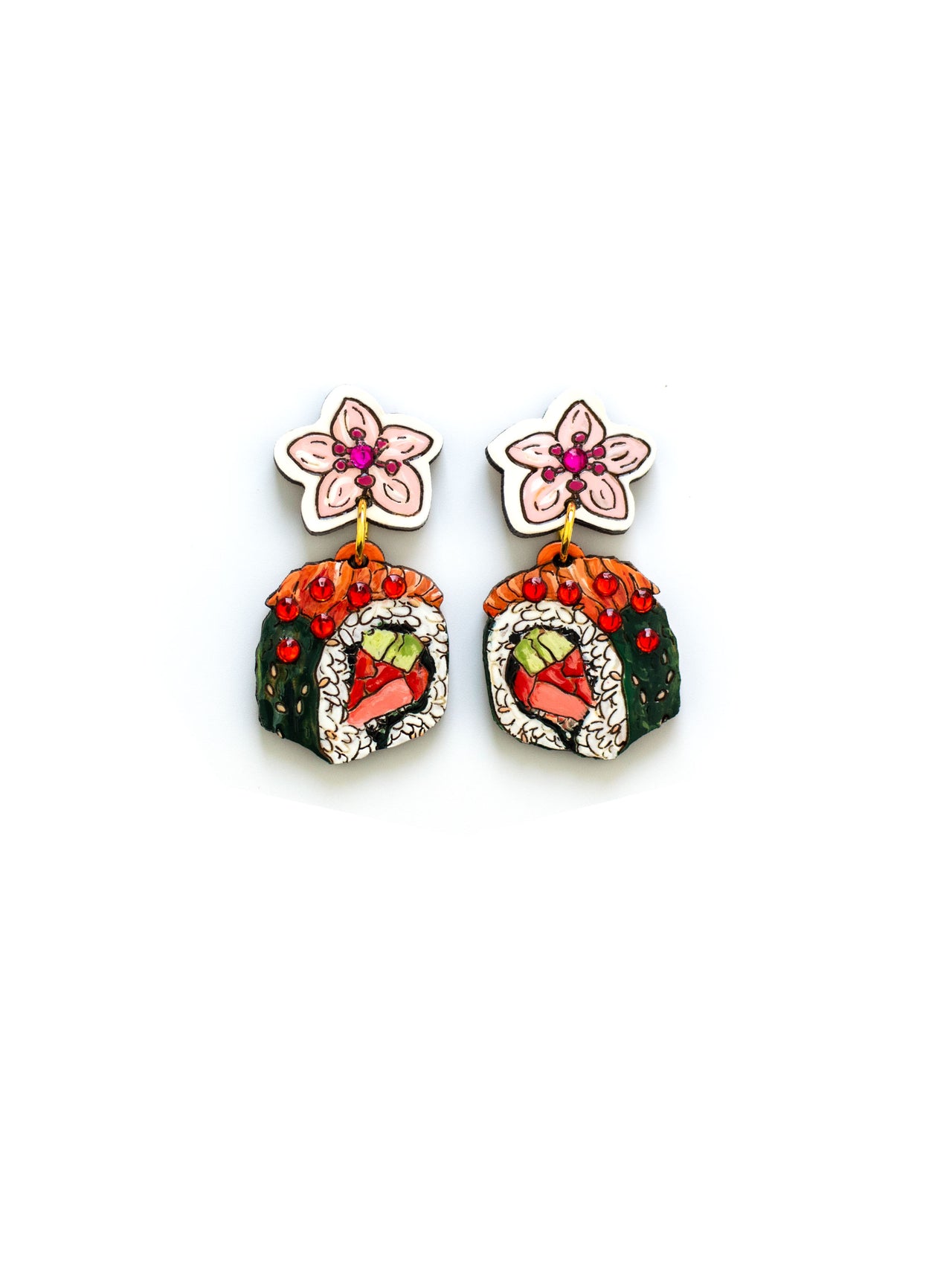 Sushi in Victoria Earrings