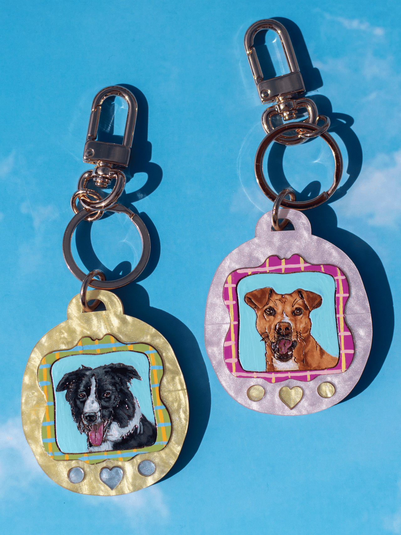 LADY & LORD X BHABSY Y2K PET PORTRAIT KEYCHAINS