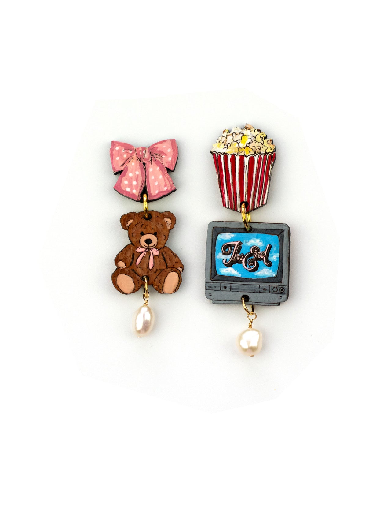 Movie Night Charm Earrings (Mini)